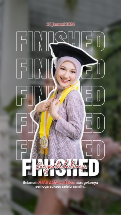 selesai wisuda