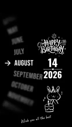 BDAY DAUGHTER 14 AUG