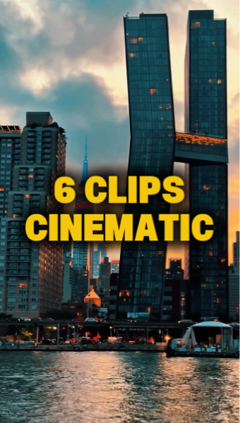 6 clipes cinematográficos 