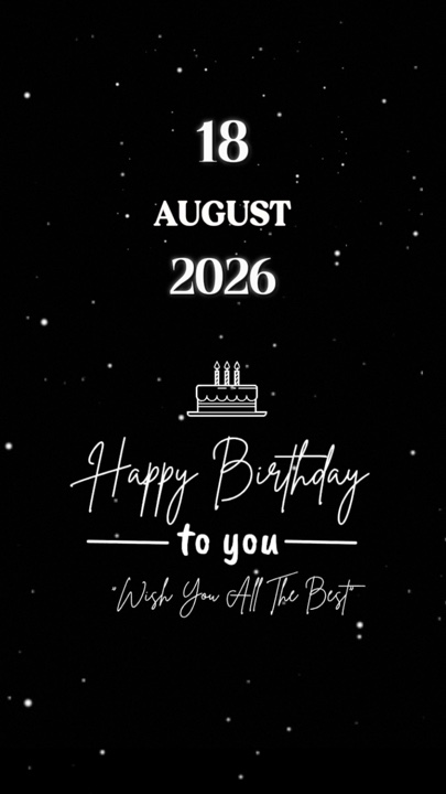 Happy Birthday 🥰