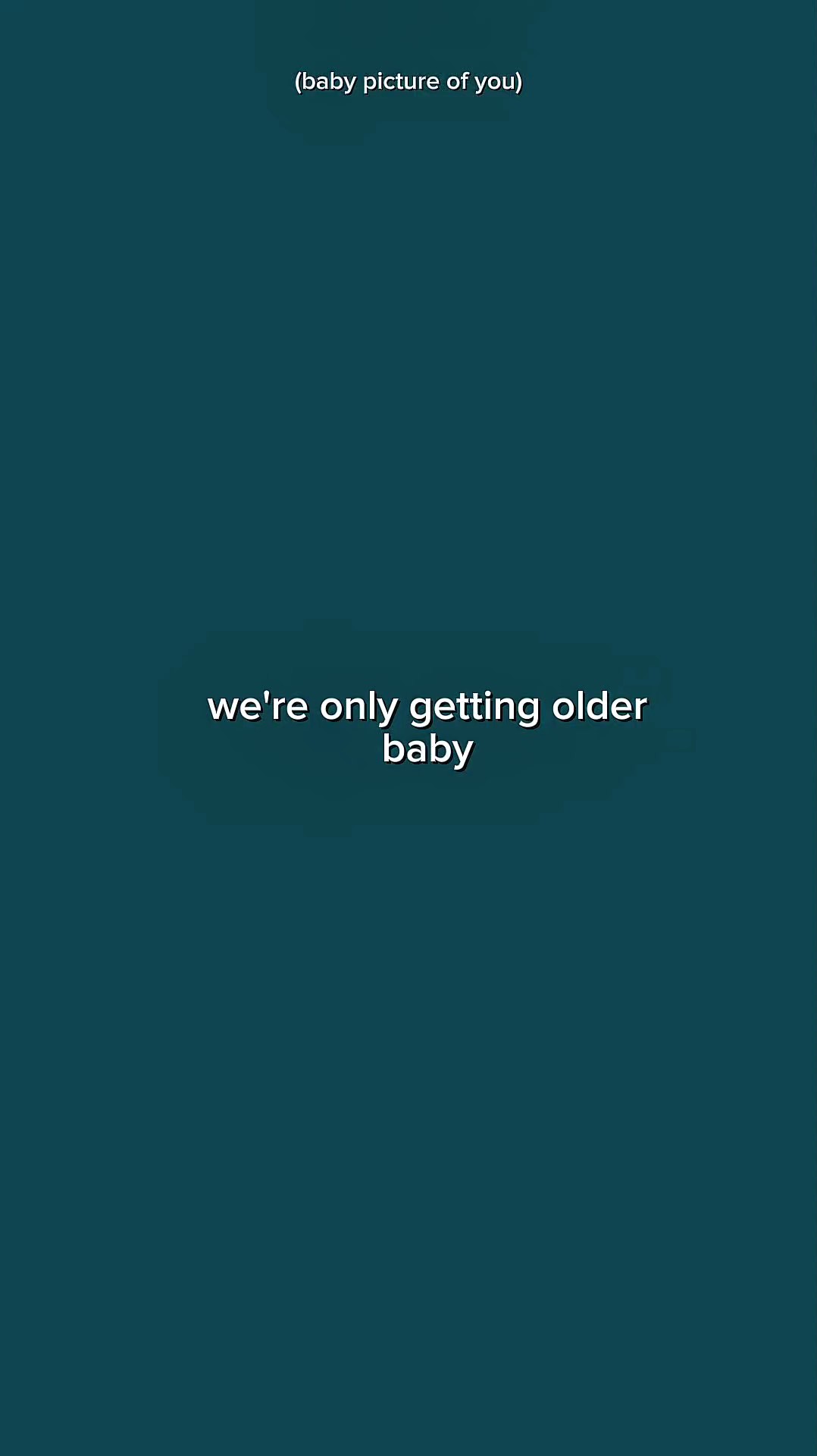 Wereonlygettingolder