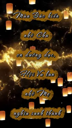 Nhớ ơn Cha Mẹ 