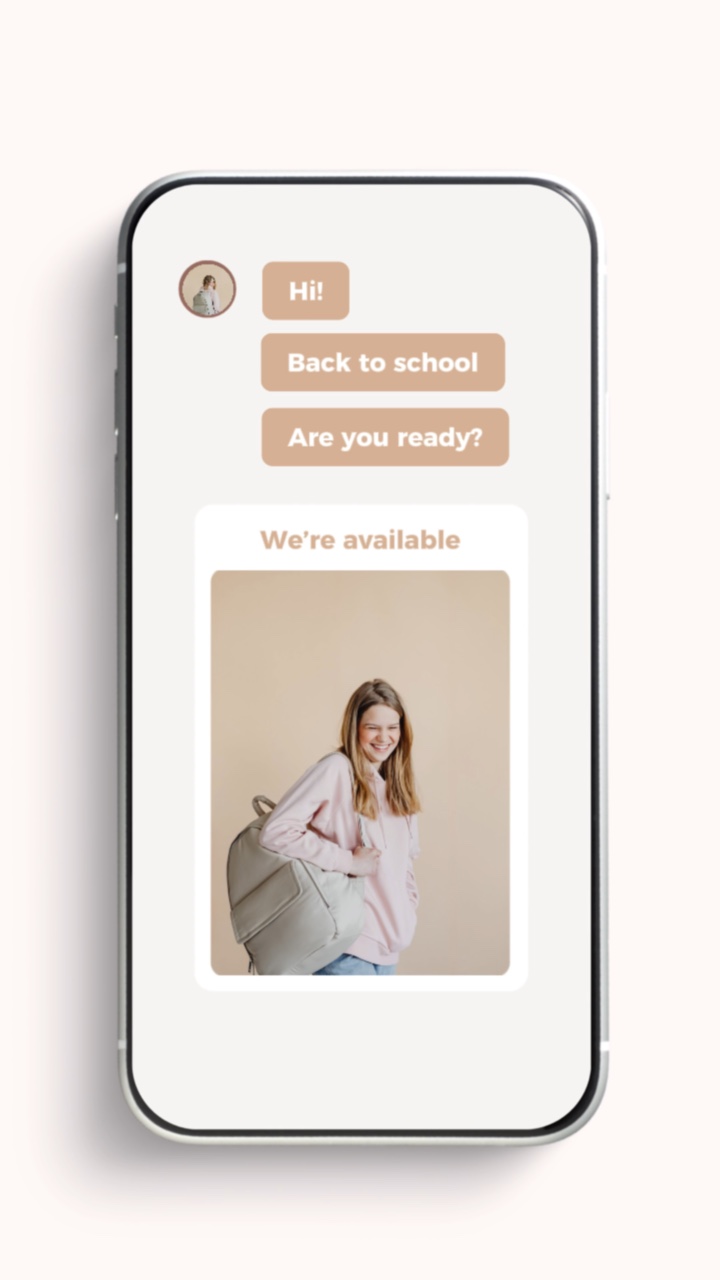 Exhibición De Productos De Regreso A Clases Estilo Tik Tok