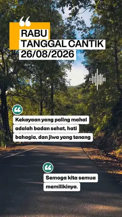 Rabu Tanggal Cantik 