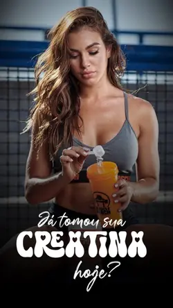 Tomou Creatina Hoje?