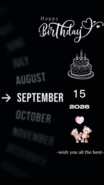Birthday 15 sept