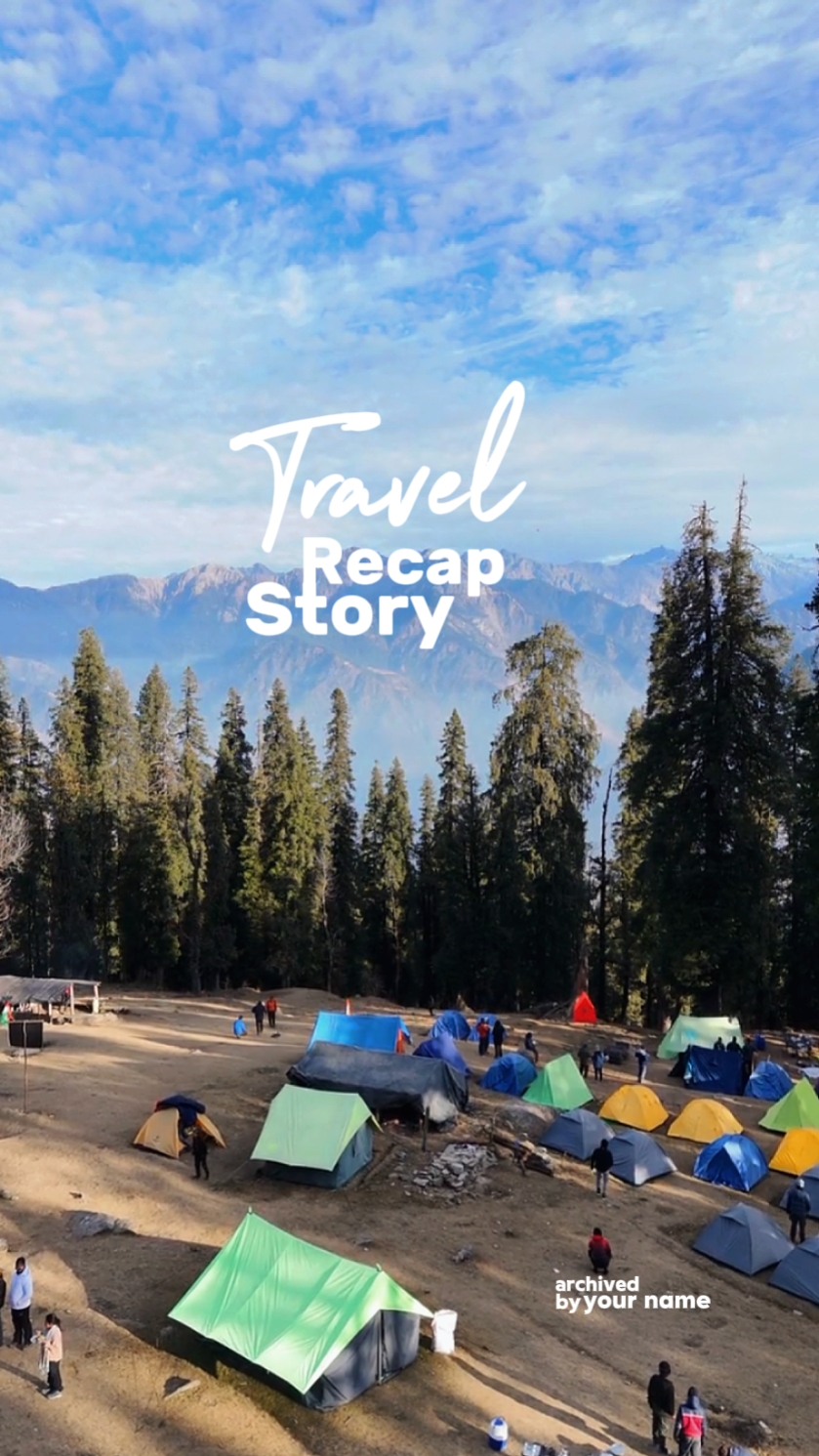 Travel Recap Story 