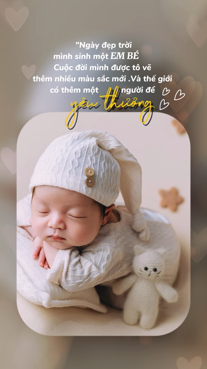 Mẫu 1 ảnh em bé 