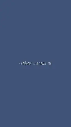 Canzone d’amore Mida