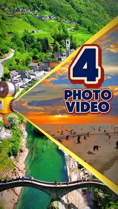 4 vídeo ou foto 