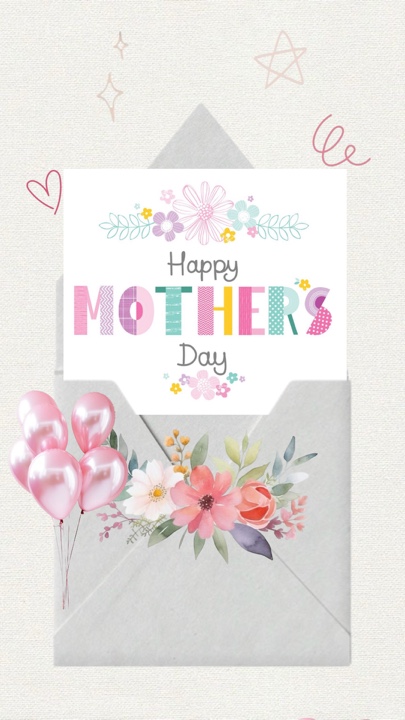 Cartão dia das mães 🌸