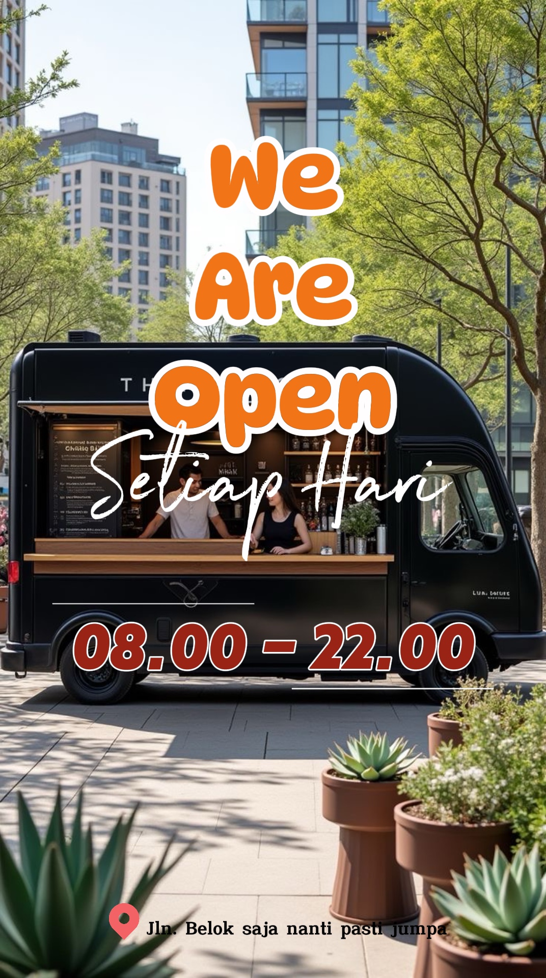 We are open template