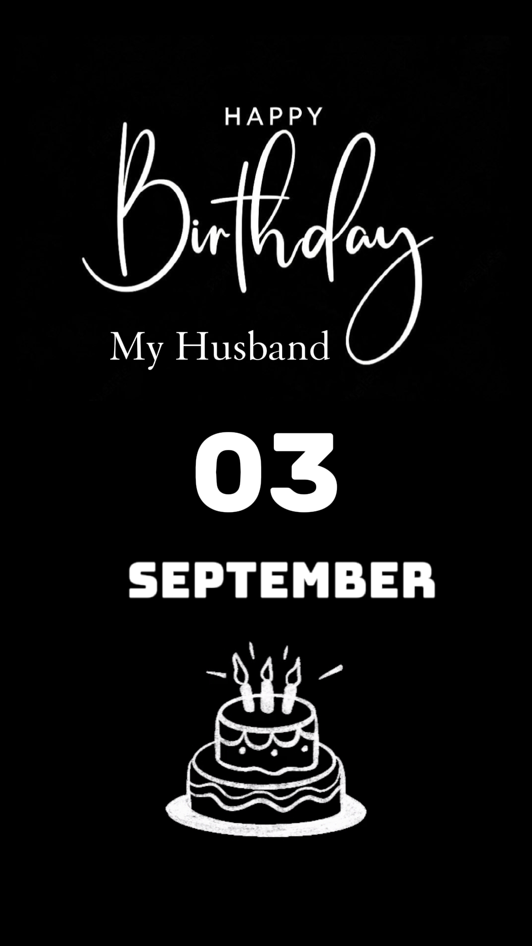 birthday my Husband 
