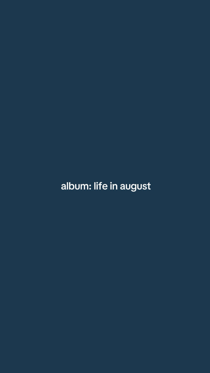 Vida del álbum en agosto