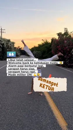 Libur telah usai