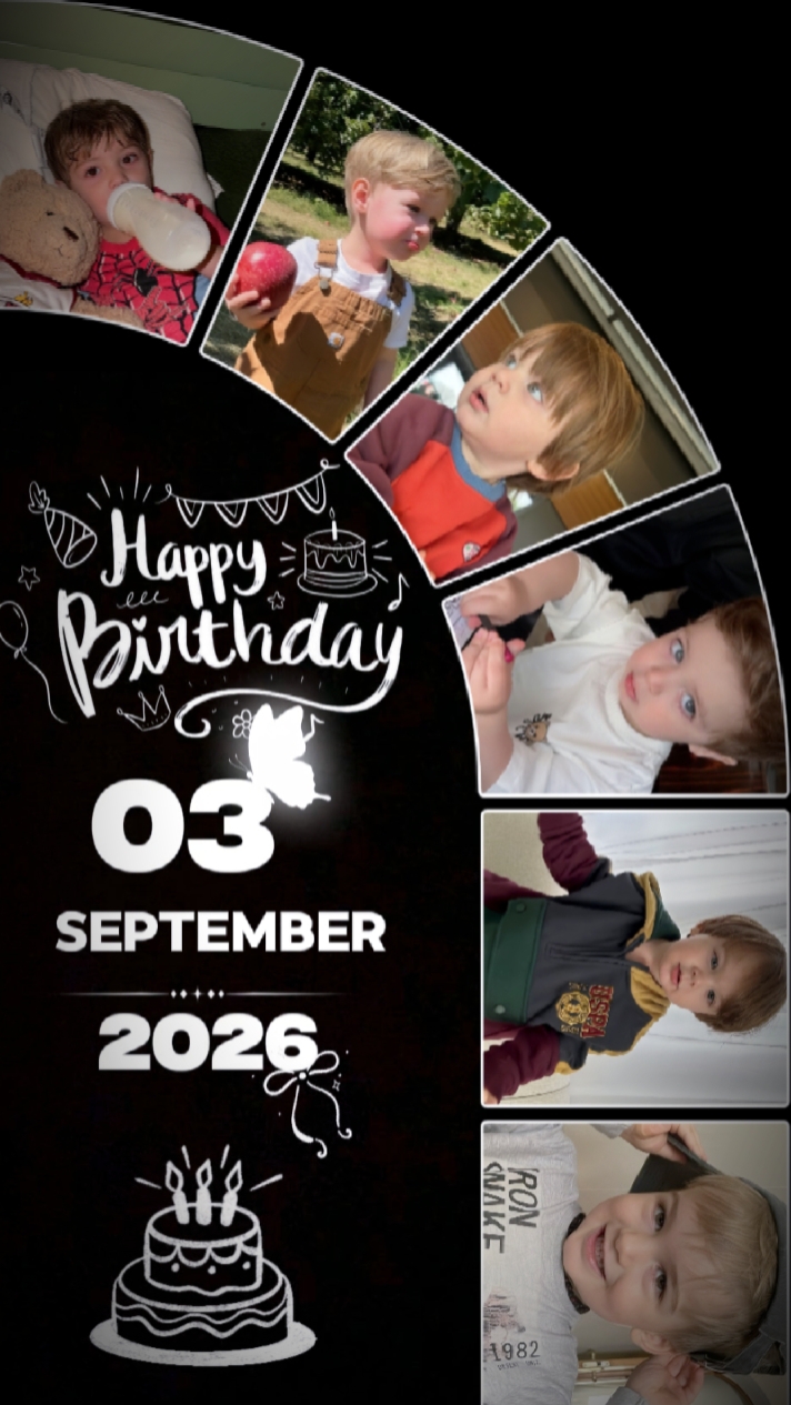 HBD SON 3 SEPTEMBER