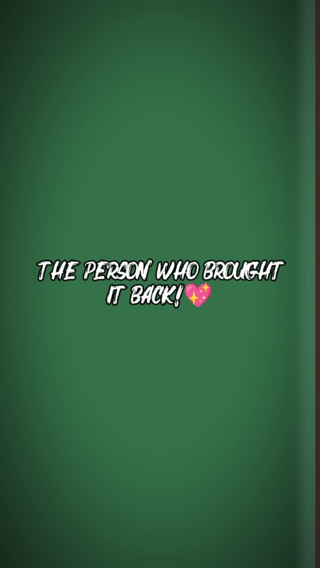 personbrought itback