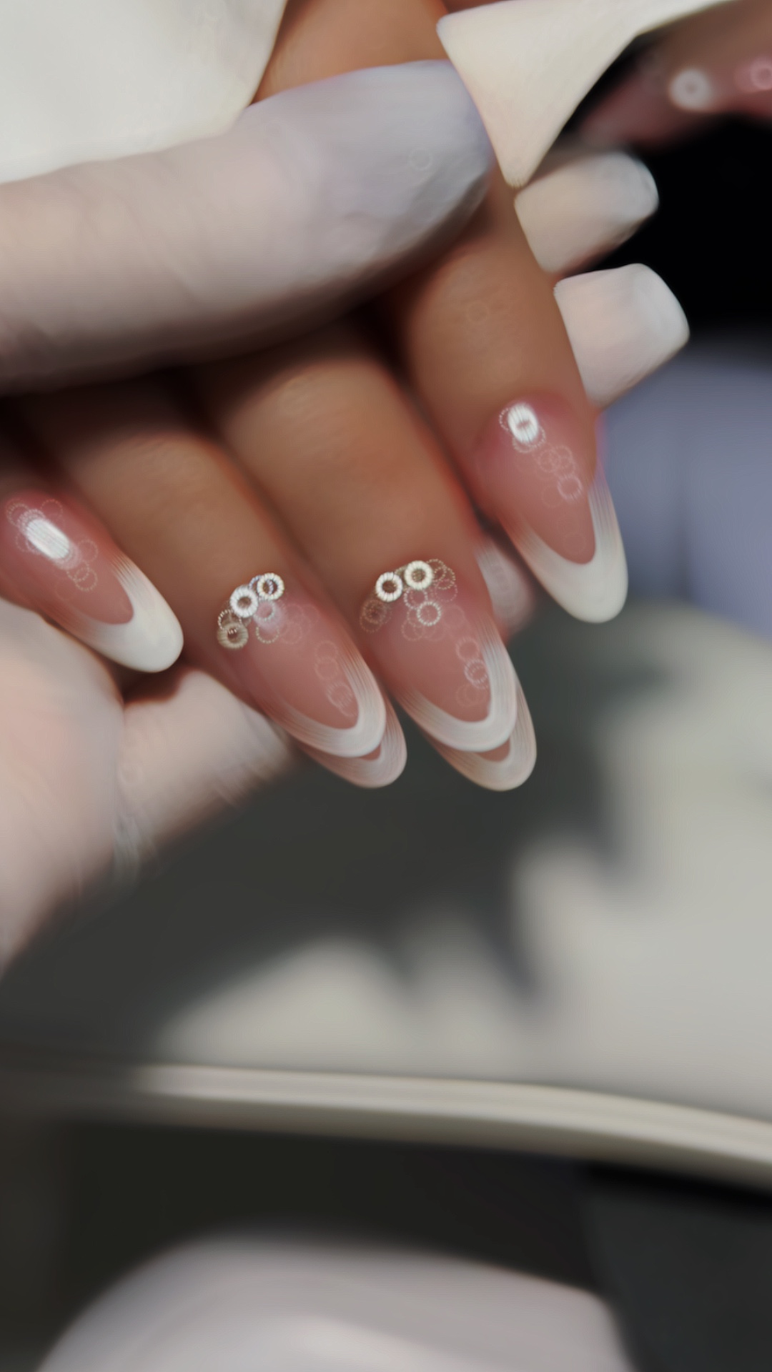 Unhas francesas 