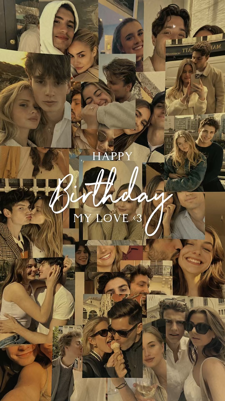 50장의 사진 생일