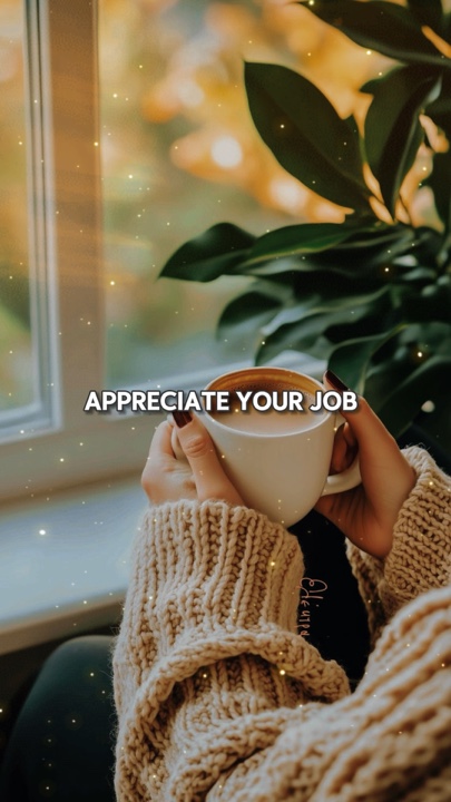 Aprecie seu trabalho