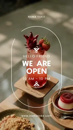 We are open
