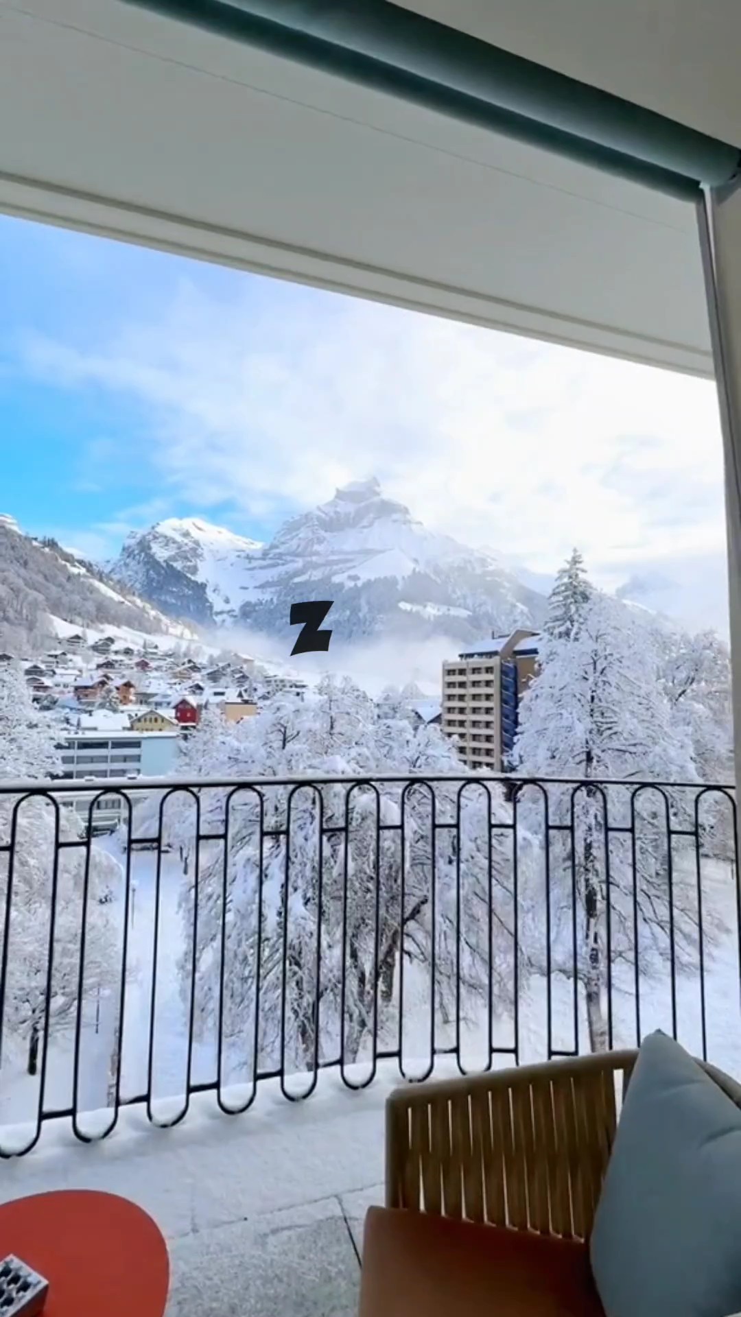 Scène de neige vlog