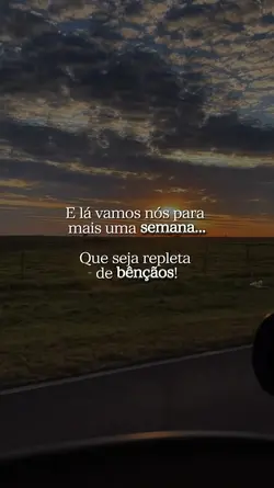Semana de bençãos!!!
