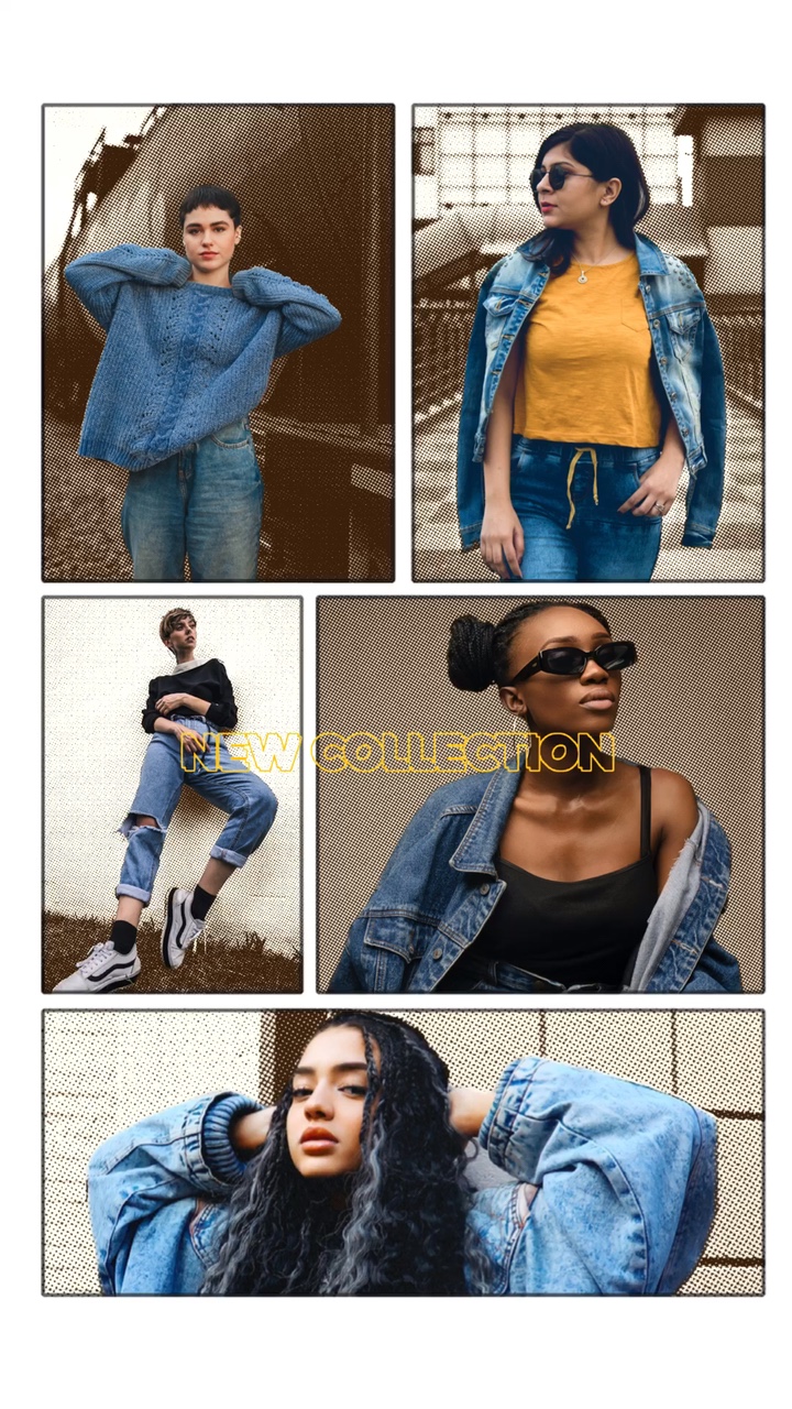 Jeans Produk Tampilan Ringan & Mudah & Buka Tugas Gaya TikTok