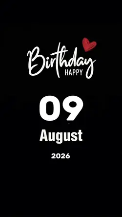 Hbd 09 August 2026
