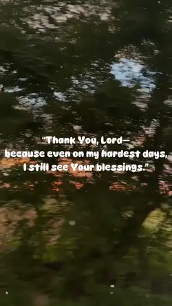 thank you lord