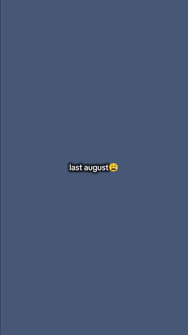 Último mes de agosto 