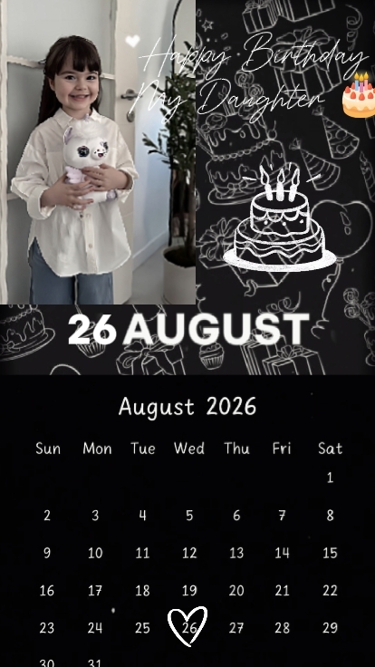 BDAY DAUGHTER 26AUGU