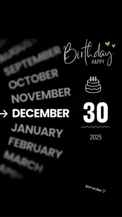 hbd 30 december 2025