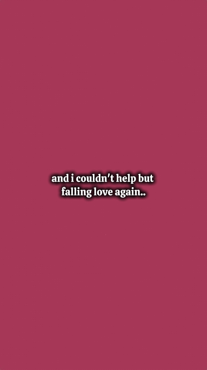 falling love again 