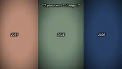 3years glow up