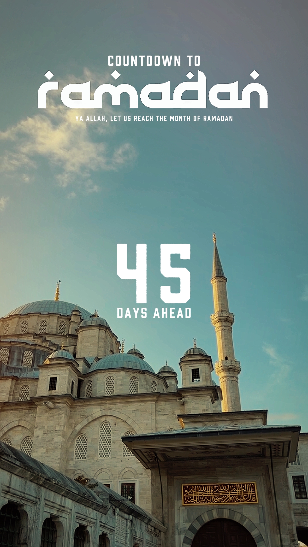 CONTAGEM ABAIXO PARA RAMADAN