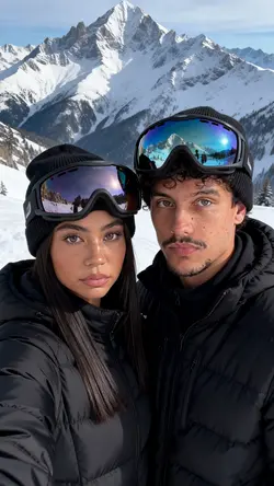 Couple Snowboard Ai
