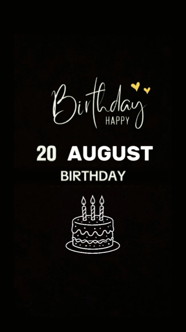 ANNIVERSAIRE 20 AOÛT 2026