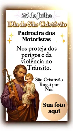 🎈Dia de São Cristóvã