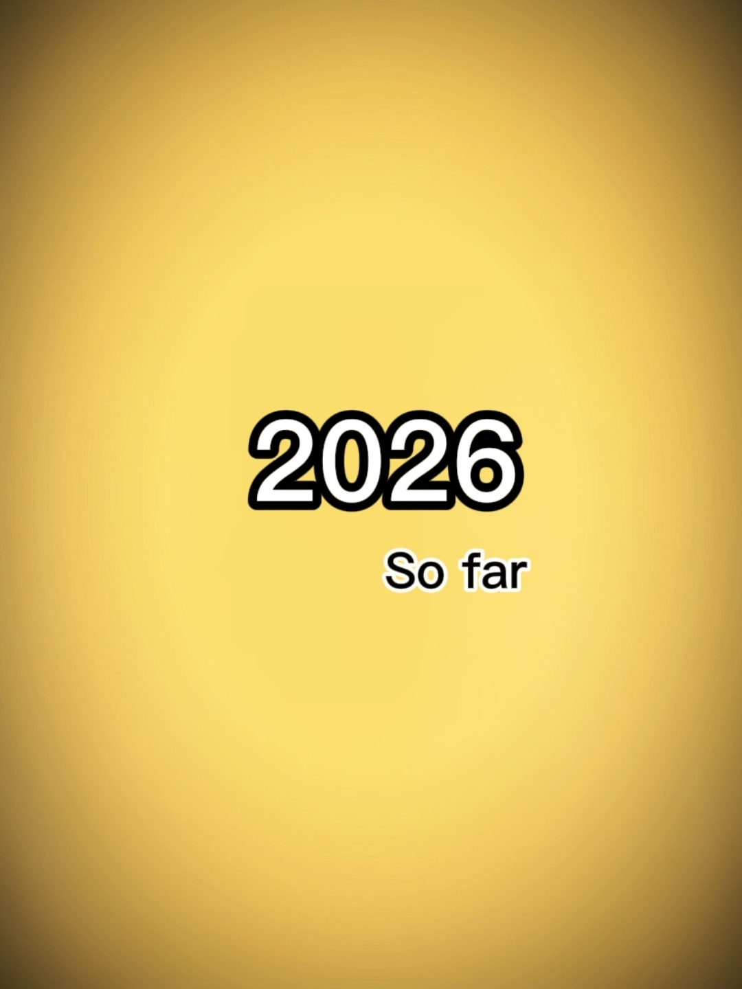2026 bis jetzt 