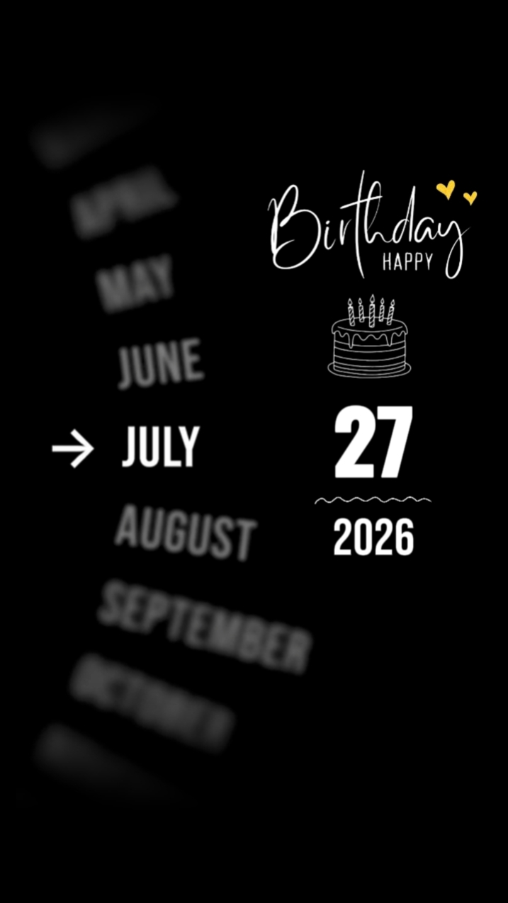 ANNIVERSAIRE FILLE 27 JUILLET