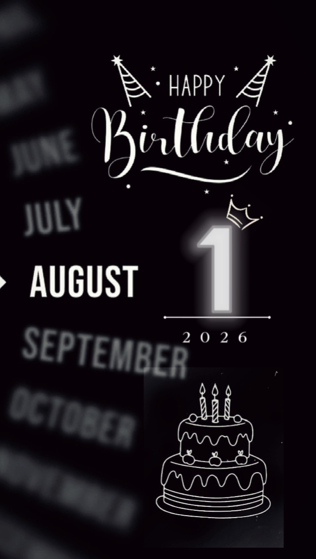 ANIVERSÁRIO 1 DE AGOSTO