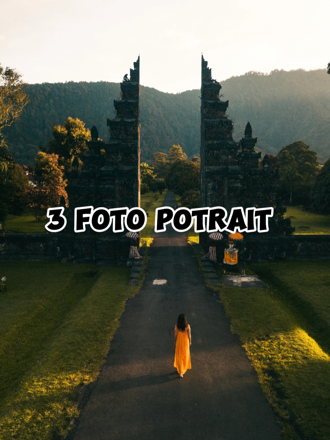 3 fotos de retrato 