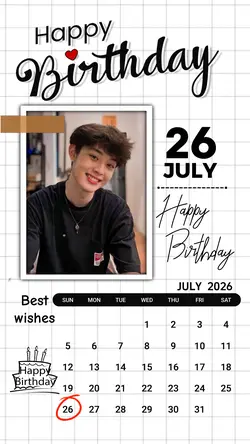26 JULY HBD 2026
