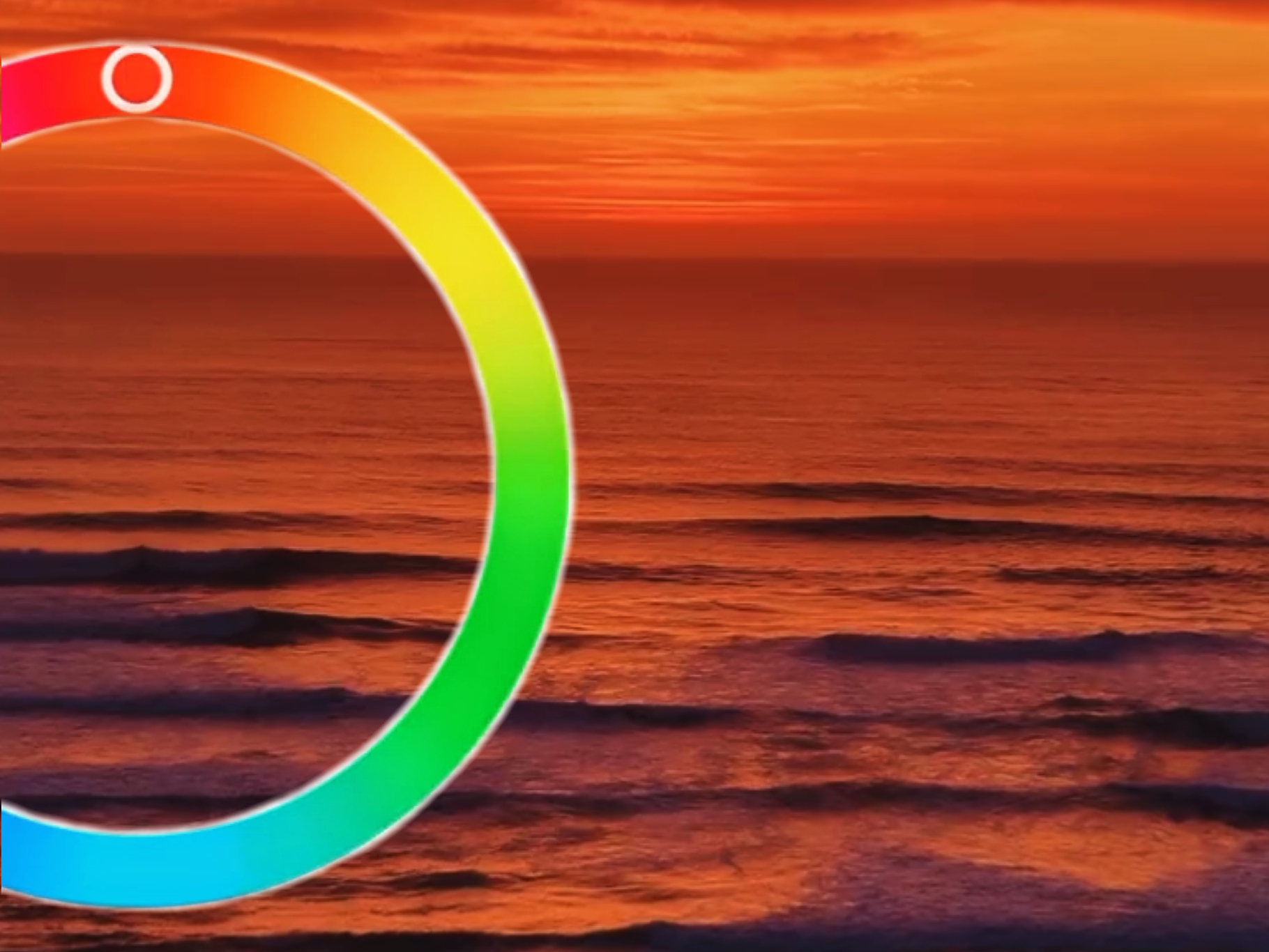 color wheel effect 