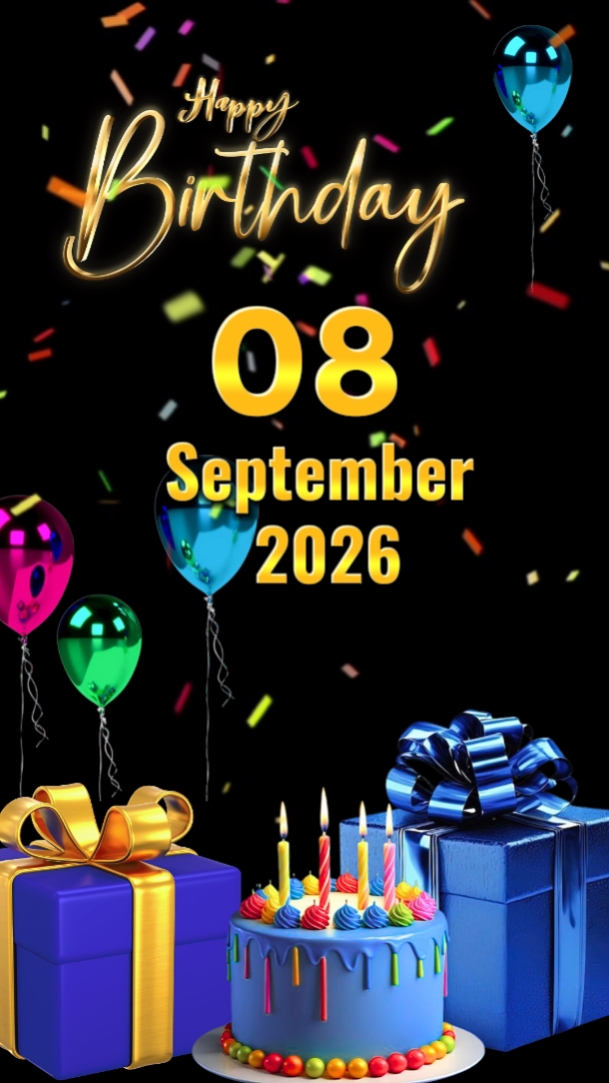 hbd 8 September 2026