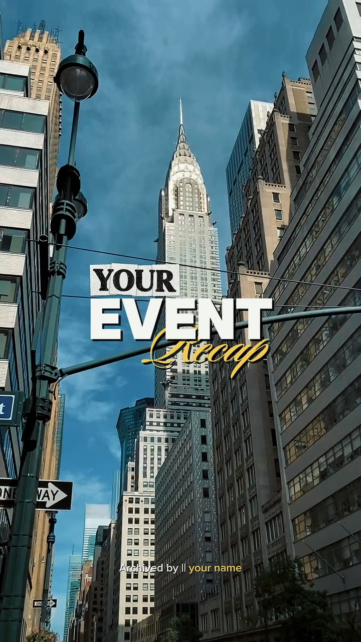 your event recap