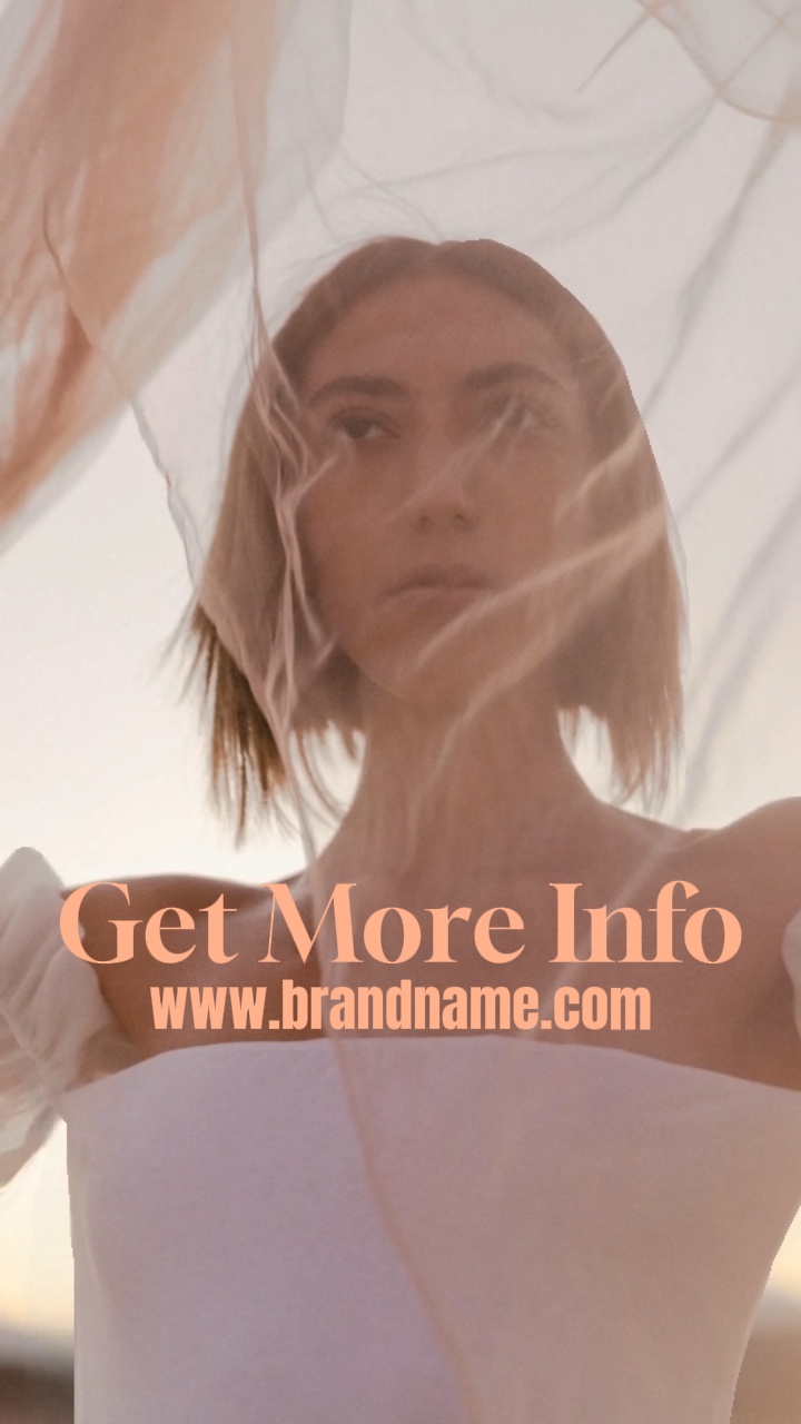 Kleid Mode Produkt Display TikTok Stil 