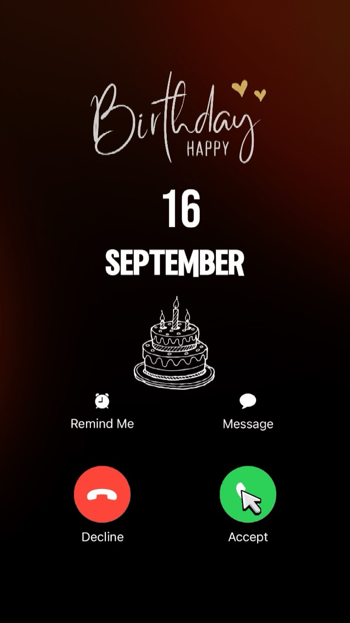 16 SEPTEMBER BIRTHDY
