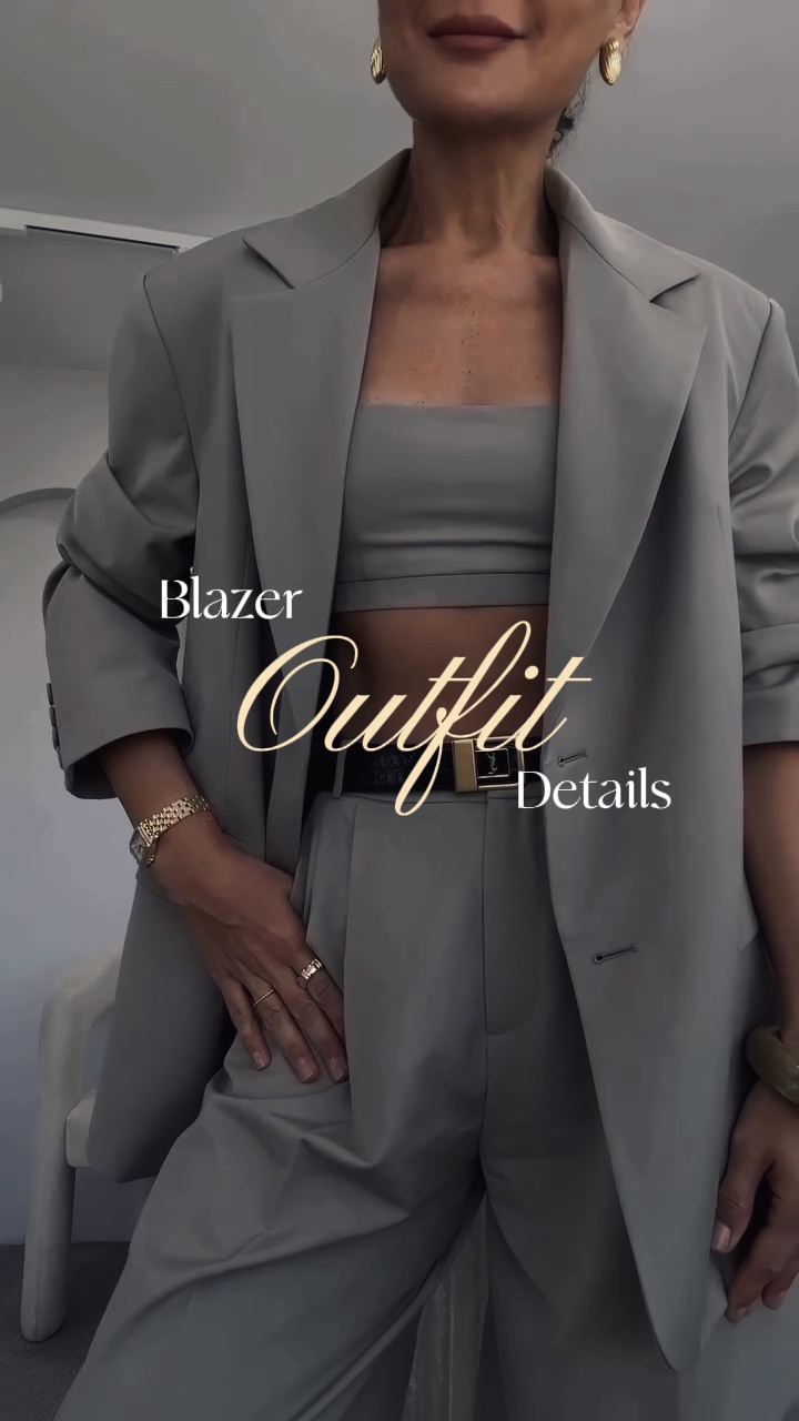 Detalle de traje de blazer